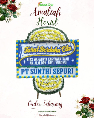 Papan Bunga Duka di Kosambi Dalam
