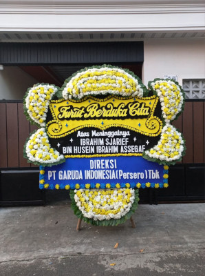 Papan Bunga Duka di Kosambi Dalam