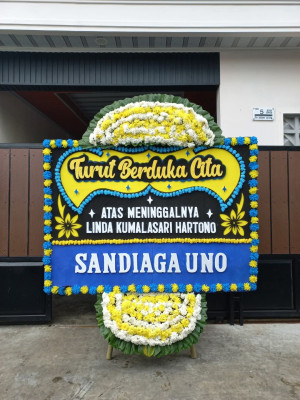 Papan Bunga Duka di Kosambi Dalam